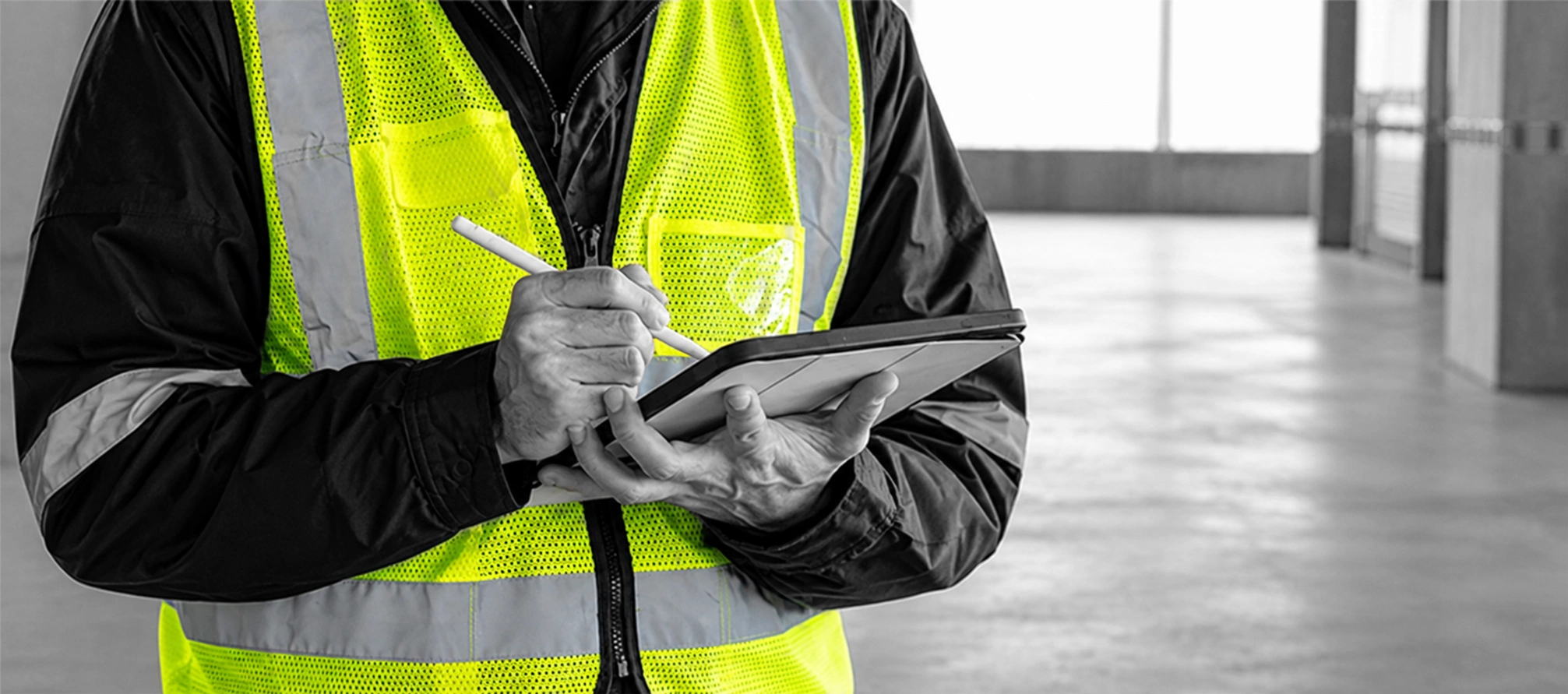 Site team reviewing a risk assessment and method statement on a UK construction site